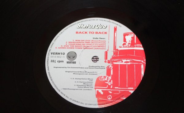 Status Quo - Back To Back 1st UK LP EX\EX+