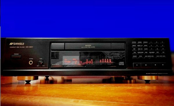 CD-DECK SANSUI CD-X617 ☆Hi-Fi MASH 3☆ Made in Japan☆●EX/NM●😉👉
