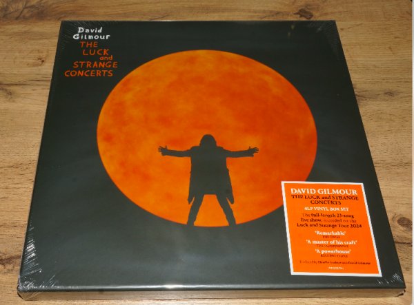 GILMOUR DAVID	Luck And Strange Concerts		4LP