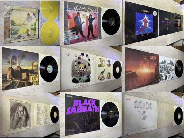 PINK FLOYD WATERS QUEEN ‎DIO HENSLEY AC/DC SABBATH ELO JOHN MODERN ENIGMA