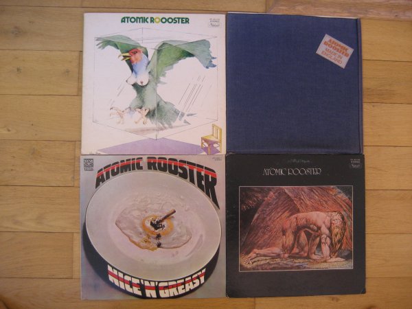 ATOMIC ROOSTER 4 ORIG LP ALL INS NM/NM