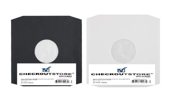 Конверты внутренние для Lp и LD дисков '12". 20 шт / White и Black Конверты внутренние для Lp и LD дисков '12". 20 шт / White и Black