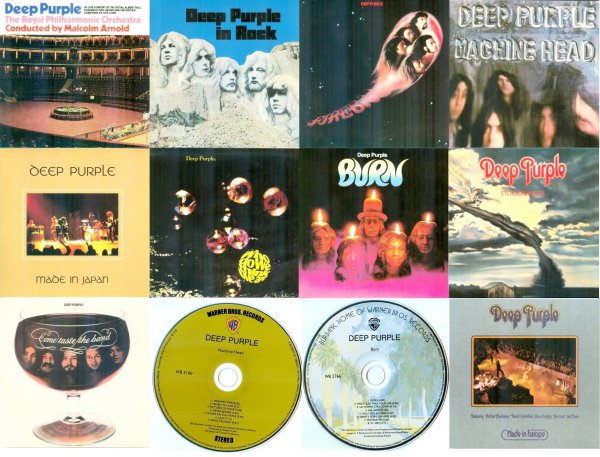 Deep Purple Complete 10 CD, Album ©1970-1976 / Sealed / 👈👈👈 Deep Purple Complete 10 CD, Album ©1970-1976 / Sealed / 👈👈👈