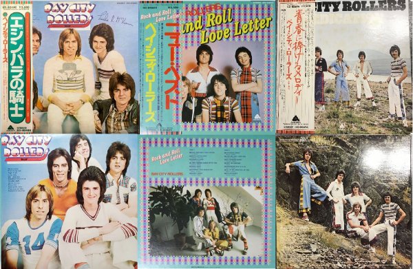 Bay City Rollers - Rollin', Rock N' Roll, Dedication /3 Lp Japan►�◄👈👈👈
