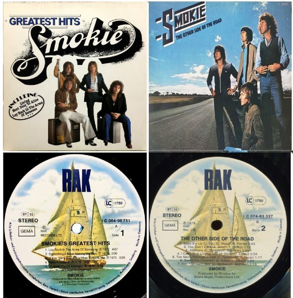 SMOKIE Greatest Hits �1977 / The Other Side Of The Road �1979 / ◄ 👈👈👈