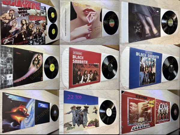 SCORPIONS DEEP PURPLE TWISTED SISTER ZZ Top BLACK SABBATH NAZARETH �� 24.12