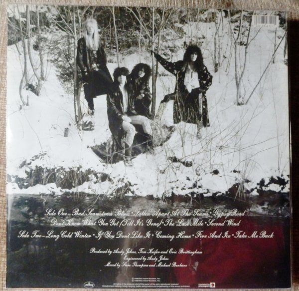 Cinderella -Long Cold Winter �1988 Netherlands, Mercury ‎� 834 612-1/ NM