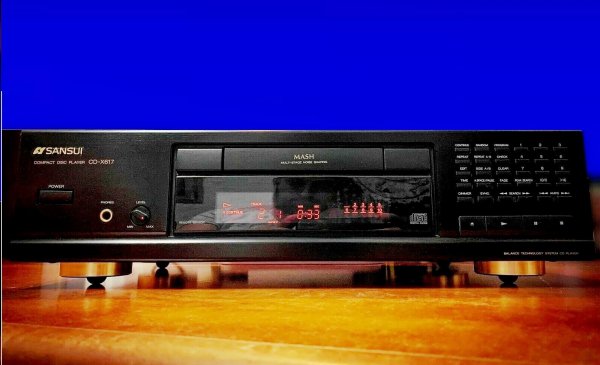 CD-DECK SANSUI CD-X617 ☆Hi-Fi MASH 3☆ Made in Japan☆●EX/NM●😉👉