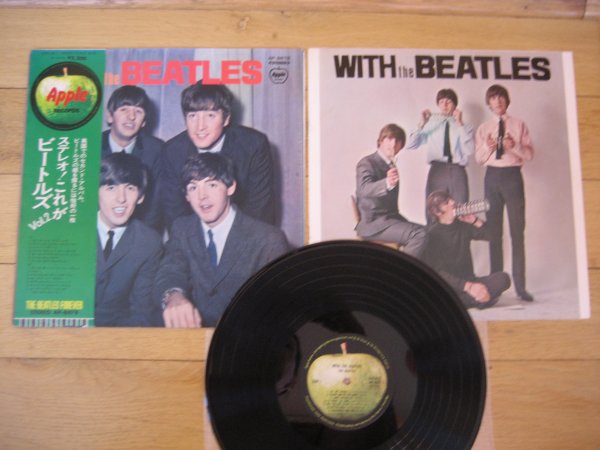THE BEATLES - WITH THE BEATLES JP LP OBI, BOOK M/M