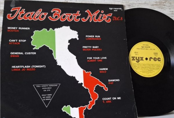 Italo Boot Mix #8 �1987 Germany, ZYX Records ‎� ZYX 5620 / NM 