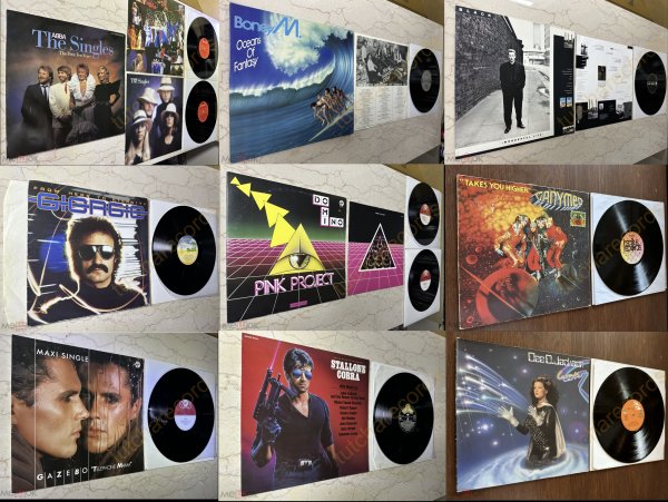 PINK PROJECT CHER GAZEBO BLACK D.JACKSON GANYMED MORODER COBRA ABBA BONEY M