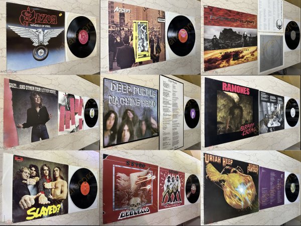 ACCEP SLADE‎ PURPLE RAMONES MAGNUM ZZ TOP EUROPE QUATRO URIA� HEEP ZEPPELIN