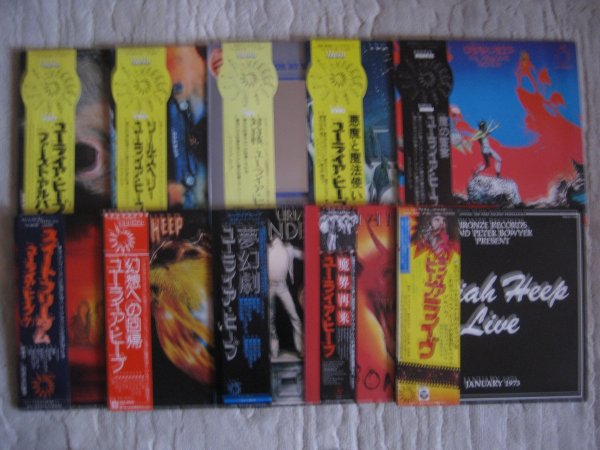 URIAH HEEP 20 ORIG LP ALL INS, PROMO NM/M