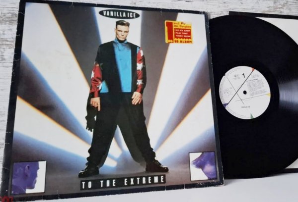 Vanilla Ice -To The Extreme �1990 Europe, Ultrax Records �064 7 95325 1, VG