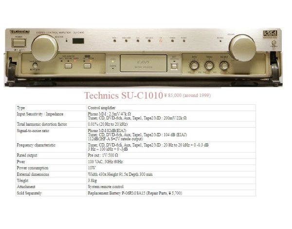 ������������� TECHNICS SU-C1010 ☆Vintage Preamp☆Japan◄●NM●😉👉