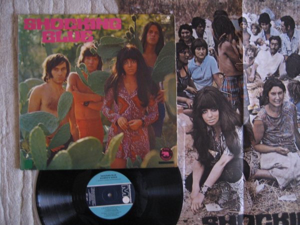 SHOCKING BLUE - SCORPIO,S DANCE GER ORIG LP POSTER NM/NM