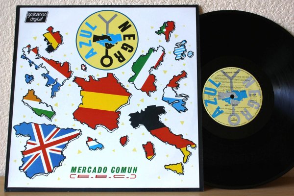 Azul Y Negro  Mercado Comun �1985 Spain, Mercury ‎� 824 534-1, Inner / NM 