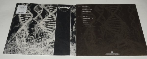 CORONER	Dissonance Theory LP. SEALED