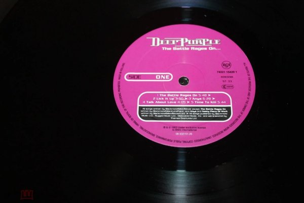 Deep Purple � The Battle Rages On 1 st LP Holland RARE NM\NM