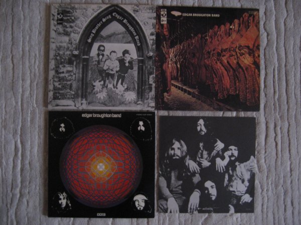 EDGAR BROUGHTON BAND3 ORIG LP INS, POSTER NM/NM 1970-71