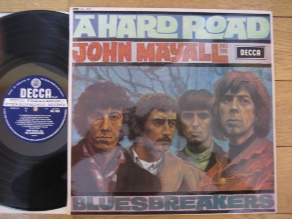 JOHN MAYALL AND THE BLUESBREAKERS - A HARD ROAD UK ORIG LP M/M