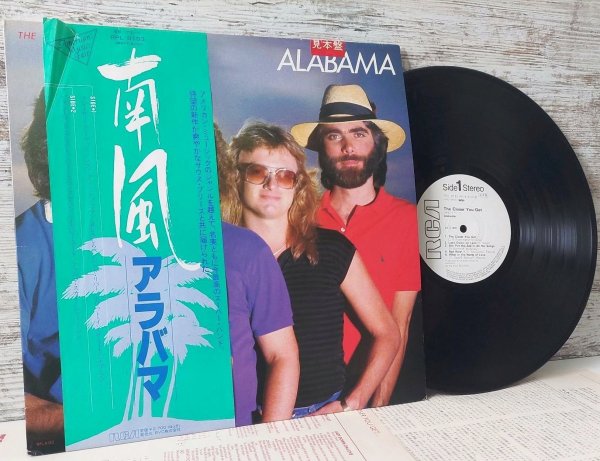 Alabama -The Closer You Get �1983 Japan, RCA � RPL-8183, Promo, Insert / NM