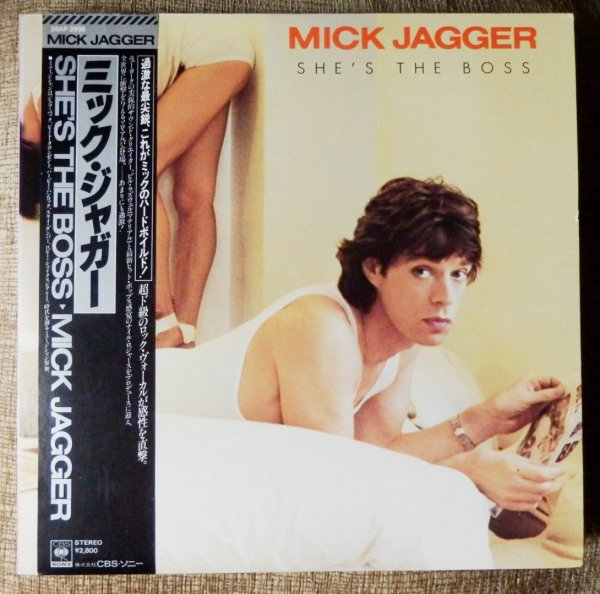 Mick Jagger -She's The Boss �1985 Japan, CBS/Sony- 28AP 2996, Obi, Ins / NM