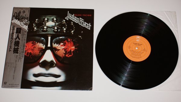 JUDAS PRIEST Killing Machine 1978 Japan OBI 1st EX+/M 4-страничная вкладка JUDAS PRIEST Killing Machine 1978 Japan OBI 1st EX+/M 4-страничная вкладка