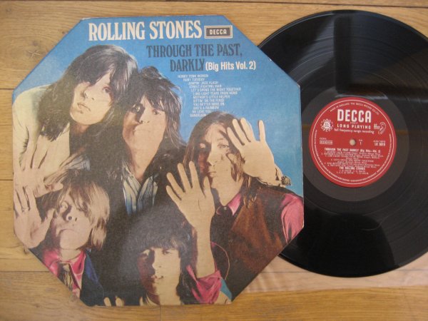 THE ROLLING STONES - THROUGH THE PAST,DARKLY UK ORIG MONO PRESS EX/EX INS