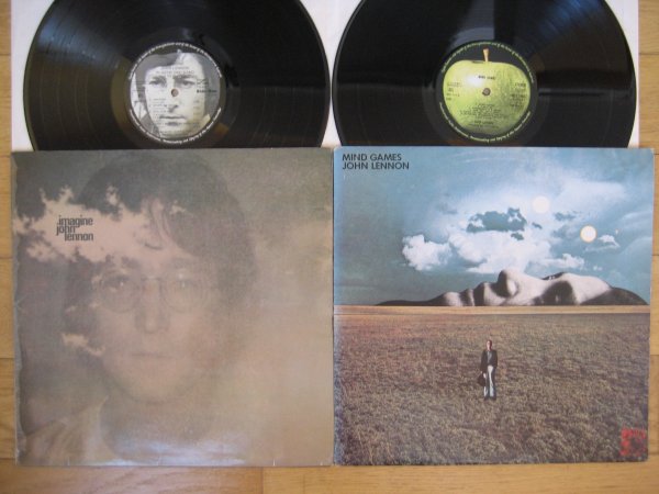 JOHN LENNON 2 UK ORIG LP INS, POSTER NM/NM