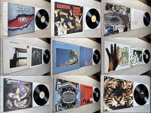 AC/DC WHITESNAKE QUEEN GENESIS BARCLAY PARSONS CURE 10CC DIRE STRAITS