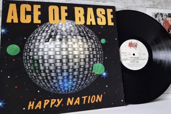 Ace Of Base - Happy Nation �1992 Scandinavia, Mega Records � MRLP 3206 / EX