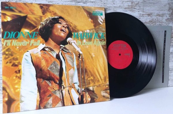 Dionne Warwick -I'll Never Fall In Love Again �1970 Japan, Scepter Rec./ NM