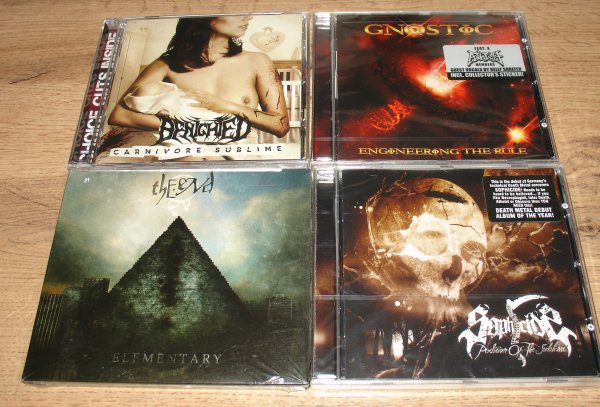 Benighted - Gnostic (ex-Atheist) - Sophicide - The End. CD