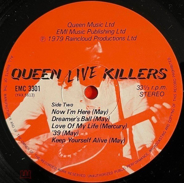 Queen ‎� Live Killers 2 LP UK 1 st NM\NM