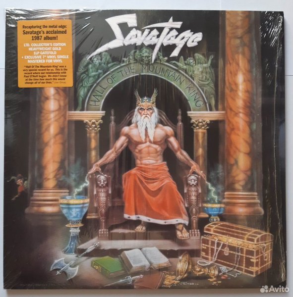 Savatage - Hall Of The Mountain King 1987 NEW (LP+7"Single)