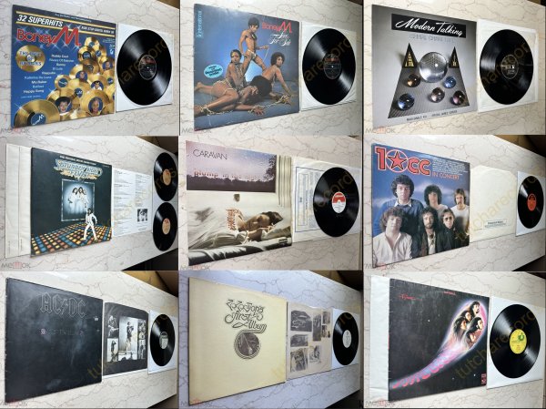 CARAVAN AC/DC BEE GEES BONEY M MODERN TALKING ZZ TOP CREEDENCE PURPLE AC/DC