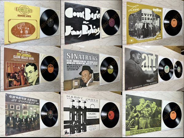 GEORGE LEWIS Count Basie HARRY JAMES ART TATUM FRANK SINATRA Syd Lawrence W