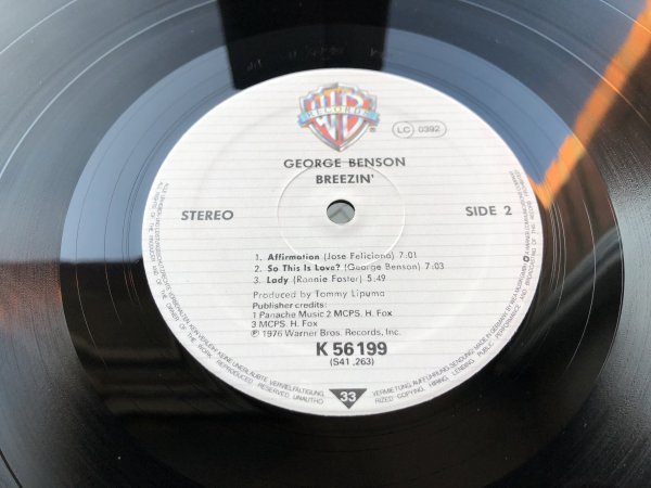 GEORGE BENSON - BREEZIN' (1976) * GERMANY * "PF" CUT * MINT-