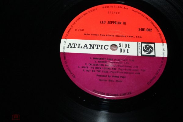 Led  Zeppelin - III Red Plum 1 st   UK  NM\NM