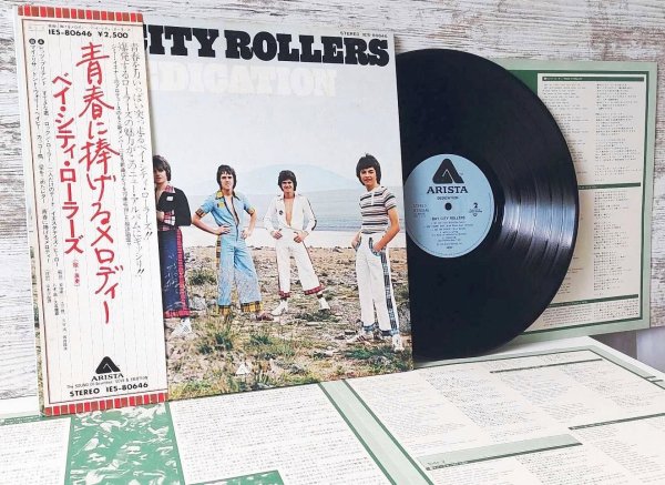 Bay City Rollers - Dedication �1976 Japan, Arista � IES 80646, insert / EX
