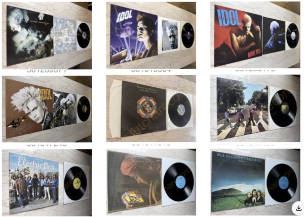 BEATLES  WINGS  & PAUL MCCARTNEY ELECTRIC LIGHT ORCHESTRA  CURE  BILLY IDOL