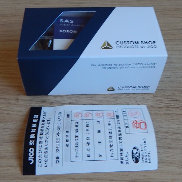 ������� Shure VN-35E SAS/B ��� Shure V15 Type III ��-�� JICO, ������