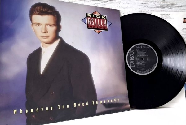 Rick Astley - Whenever You Need Somebody �1987 Europe,Insert, RCA � / EX