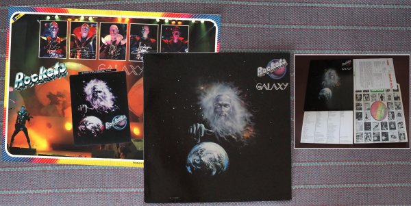 Rockets 1980 Galaxy, WEA,Germany, Orig., Ins.+ Promo + Poster + Sticker, NM