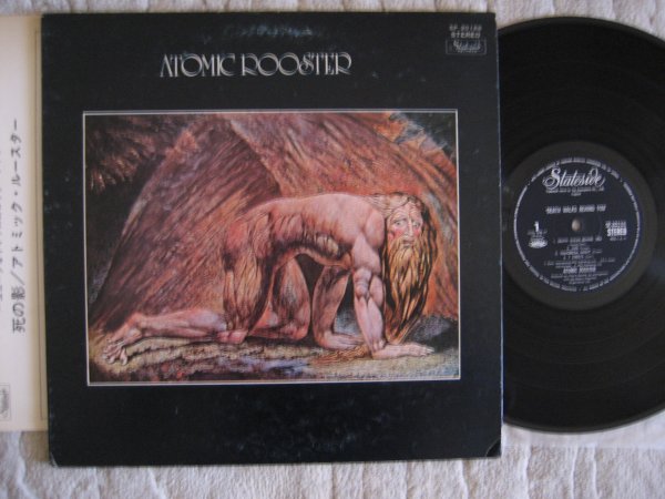 ATOMIC ROOSTER - DEATH WALKS BEHIND YOU JP ORIG LP INS EX/NM 1970