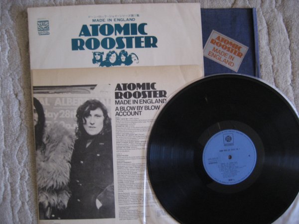 ATOMIC ROOSTER - MADE IN ENGLAND JP ORIG LP JEANS COVER INS NM/NM