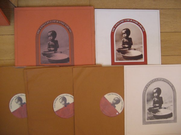 GEORGE HARRISON-THE CONCERT FOR BANGLA DESH JP ORIG 3 LP BOOK, ALL INS NM/M