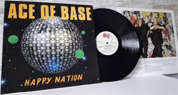 Ace Of Base - Happy Nation �1992 Scandinavia, Mega Records � MRLP 3206 / NM