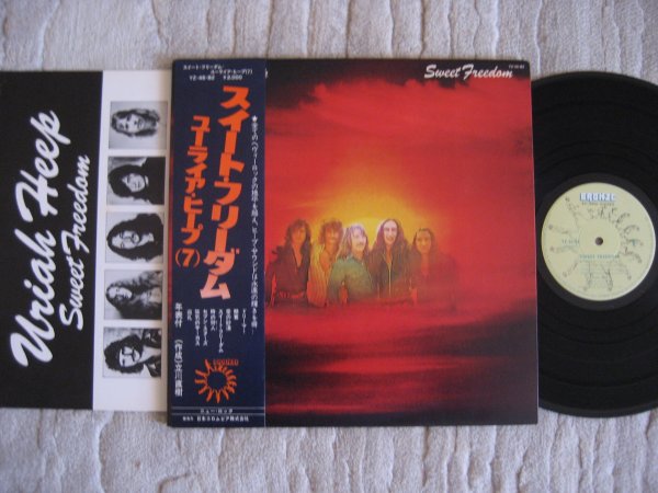 URIAH HEEP - SWEET FREEDOM JP ORIG LP OBI, INS M/M